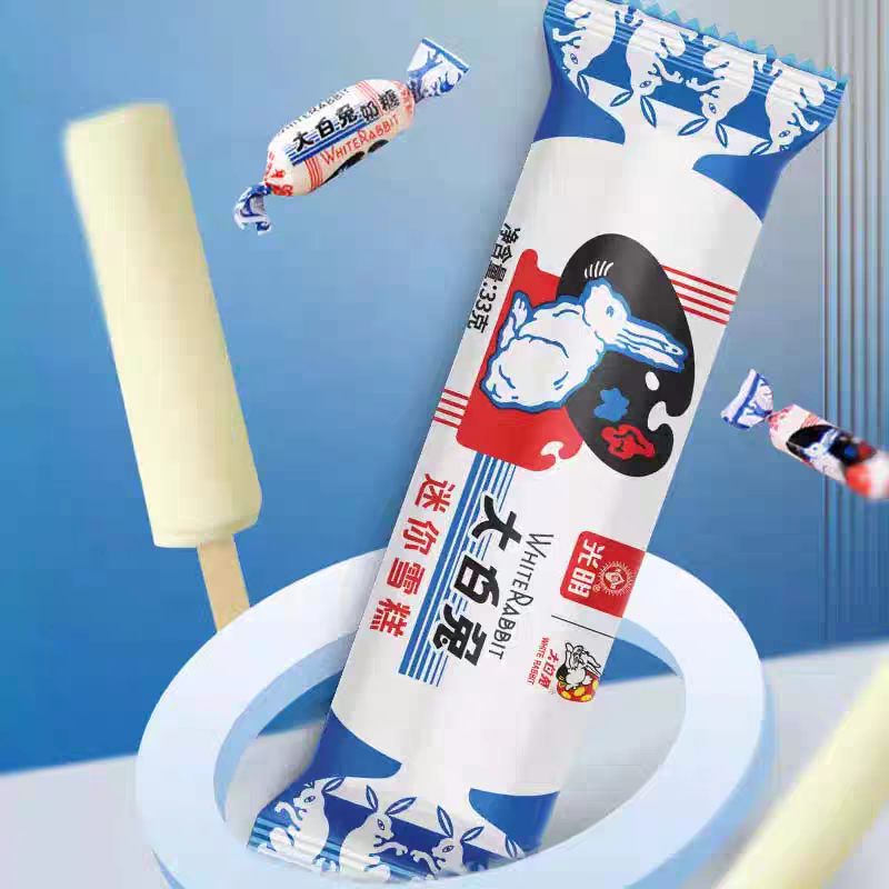 光明大白兔奶糖迷你雪糕家庭装（33克x6）