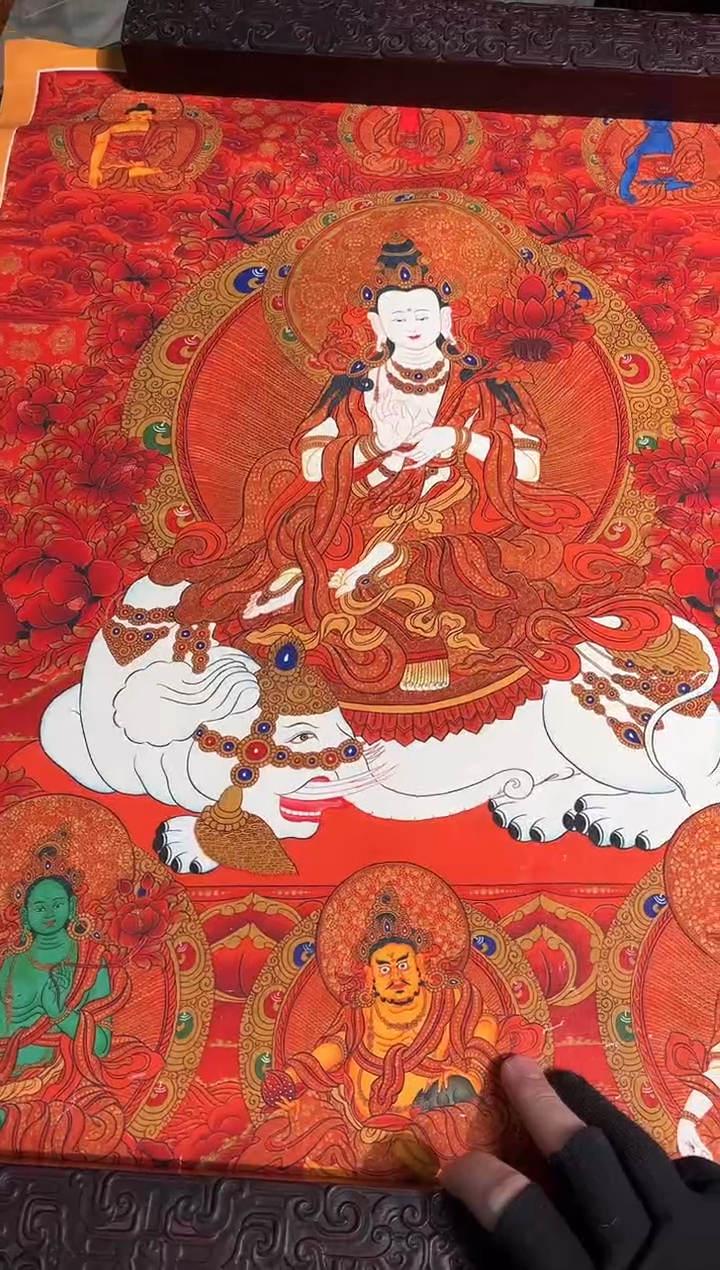 卷轴画路路的唐卡tk160