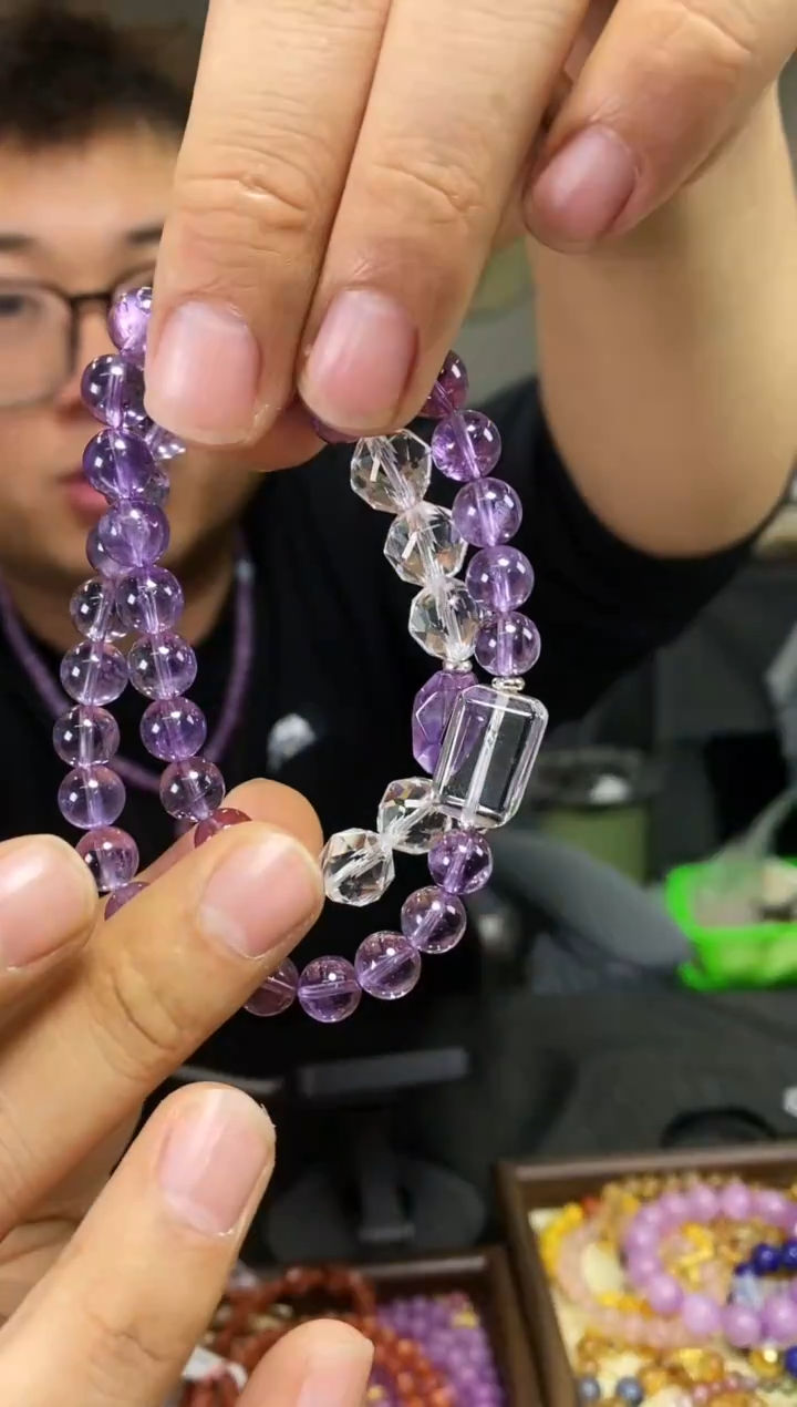 未镶嵌手串水晶手串814