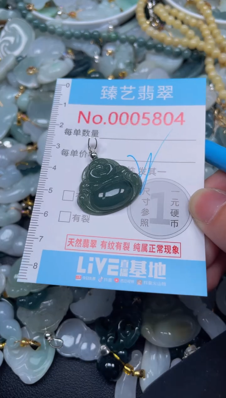 颈饰未镶嵌翡翠5804