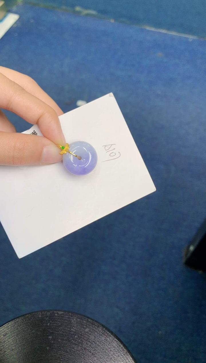 【闪购商品】翡翠颈饰18K金镶嵌000000000