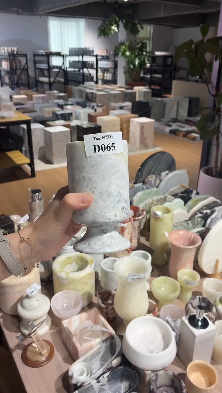 石材d065芬迪蓝香薰杯