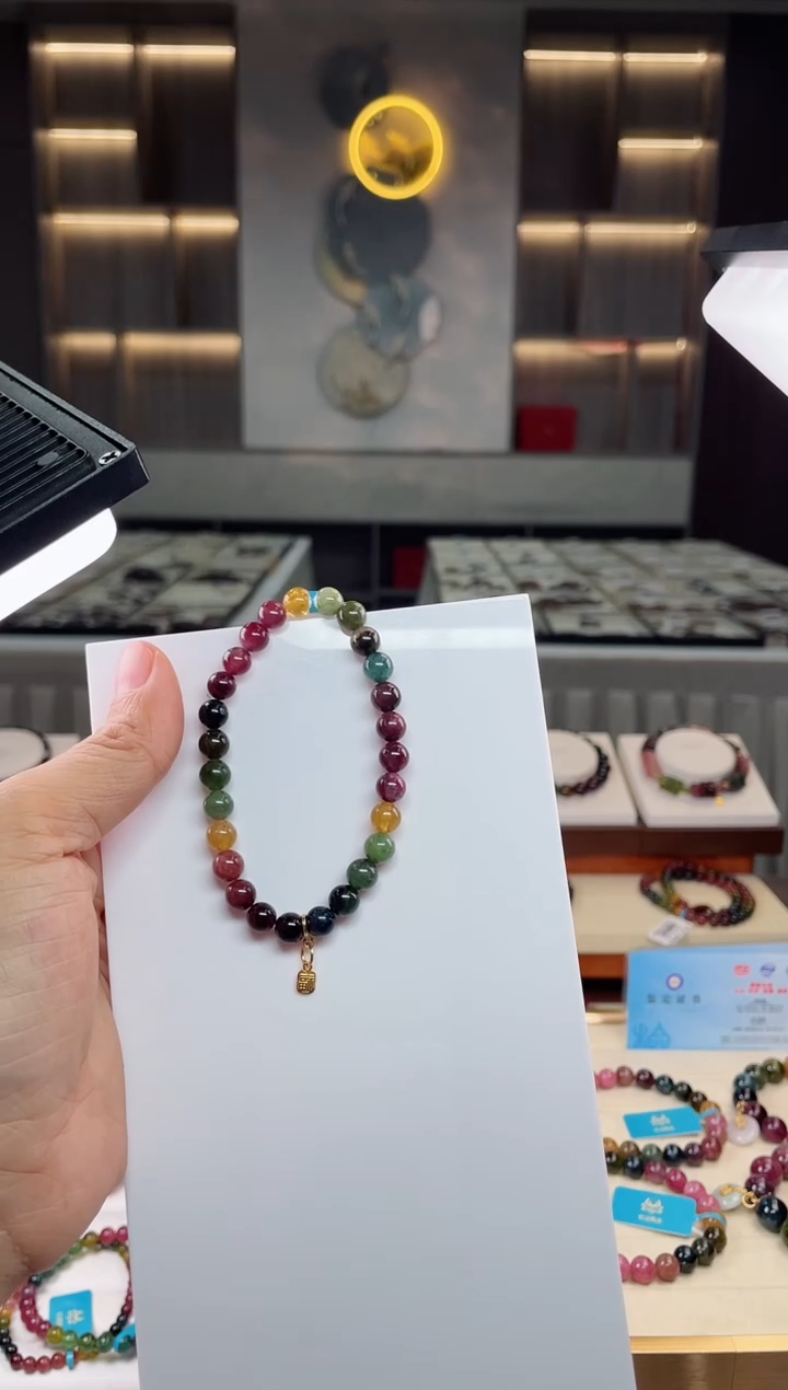 【闪购商品】碧玺单圈手串未镶嵌（多样性发一条）Q