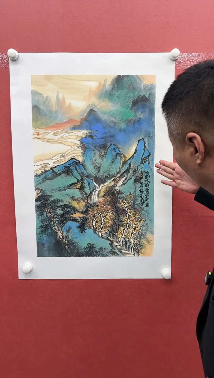 【闪购商品】书法闫辉-2.7平尺-山水-纸片