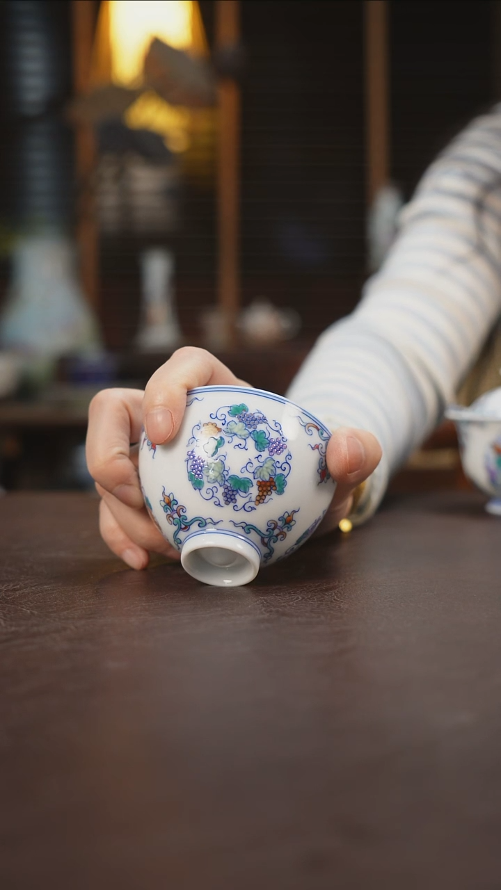 杯景德镇陶瓷杯碗柴烧多人R132