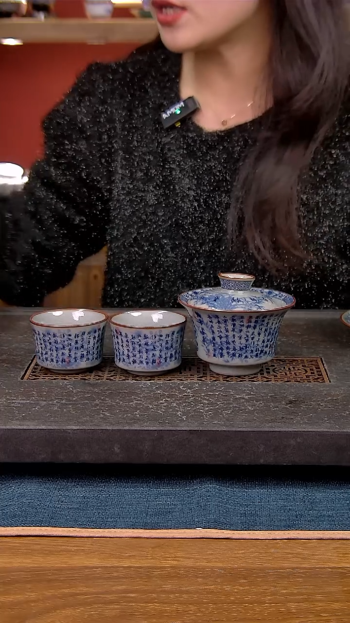 简装家用款3件套 老陶泥开片纹陶瓷茶具