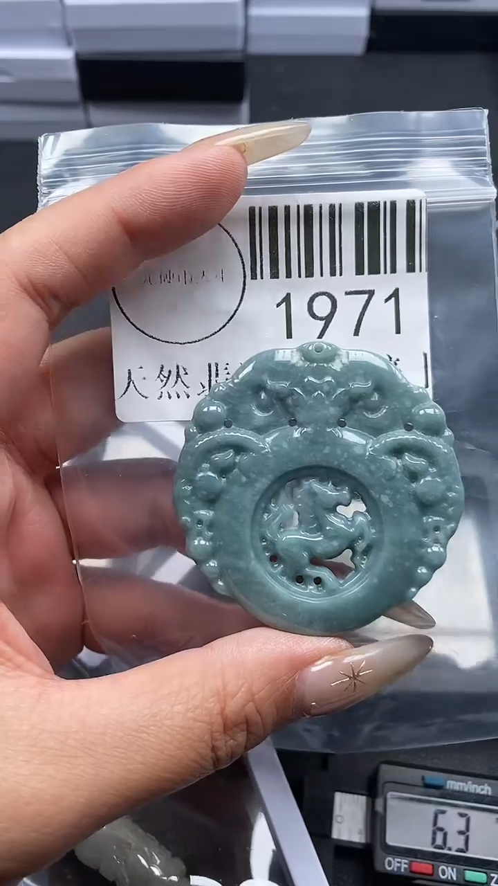 颈饰未镶嵌翡翠1971