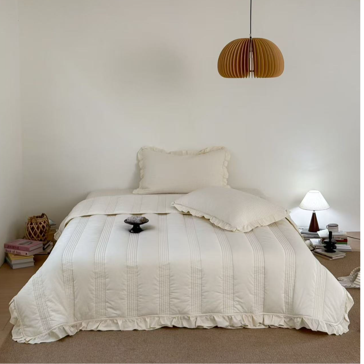 洛可可花边床盖三件套系列