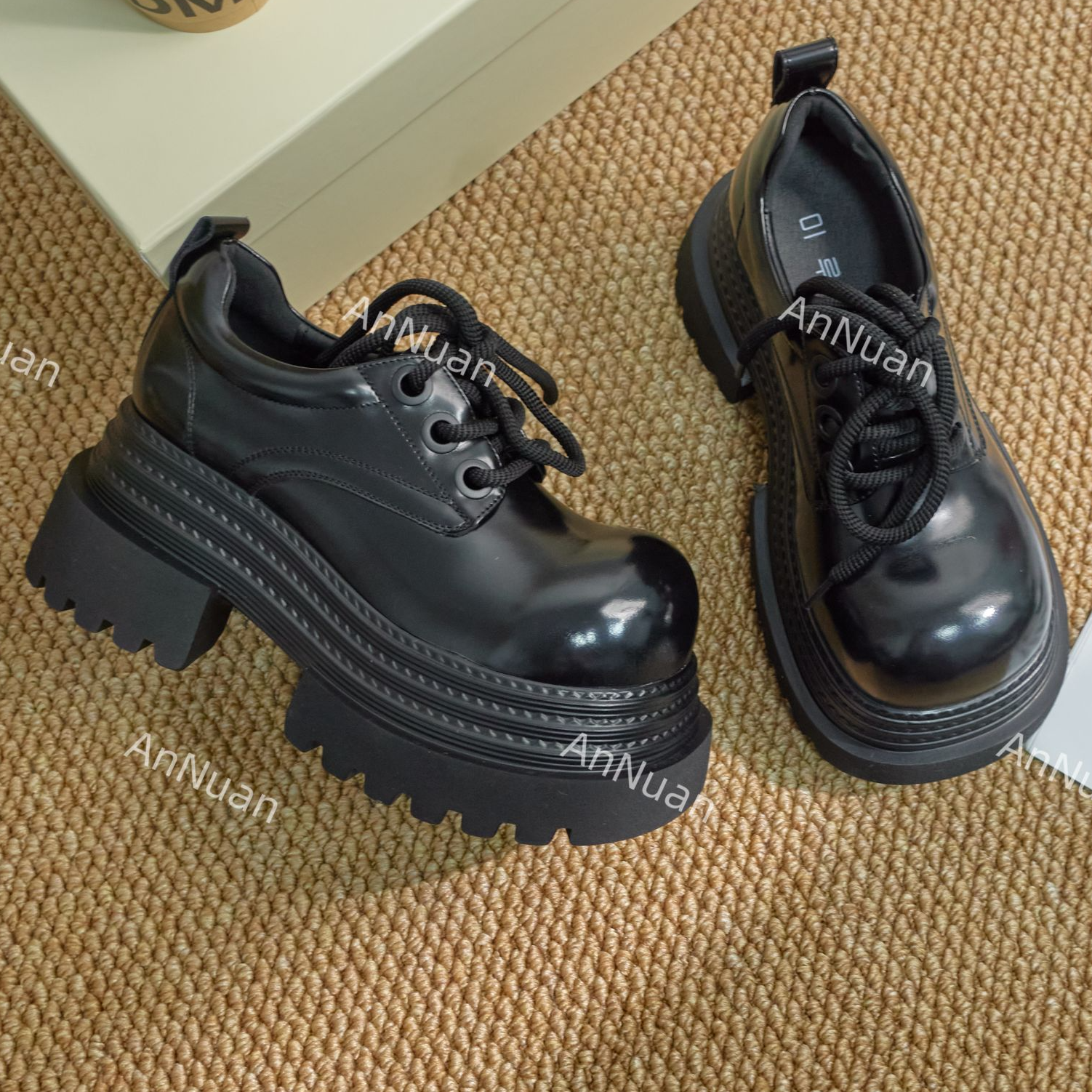 唐小丫家秋季穿新款厚底带时尚韩版靴子女款