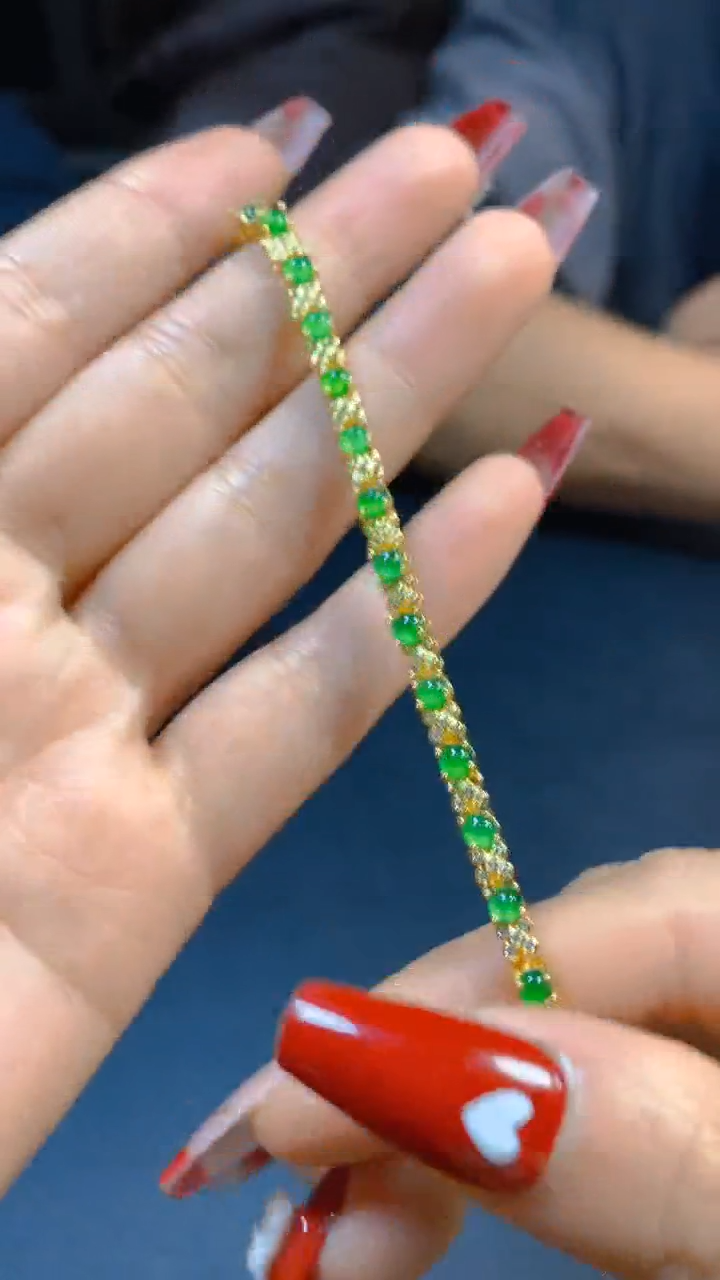 【闪购商品】翡翠手链未镶嵌0531704027多样性发一