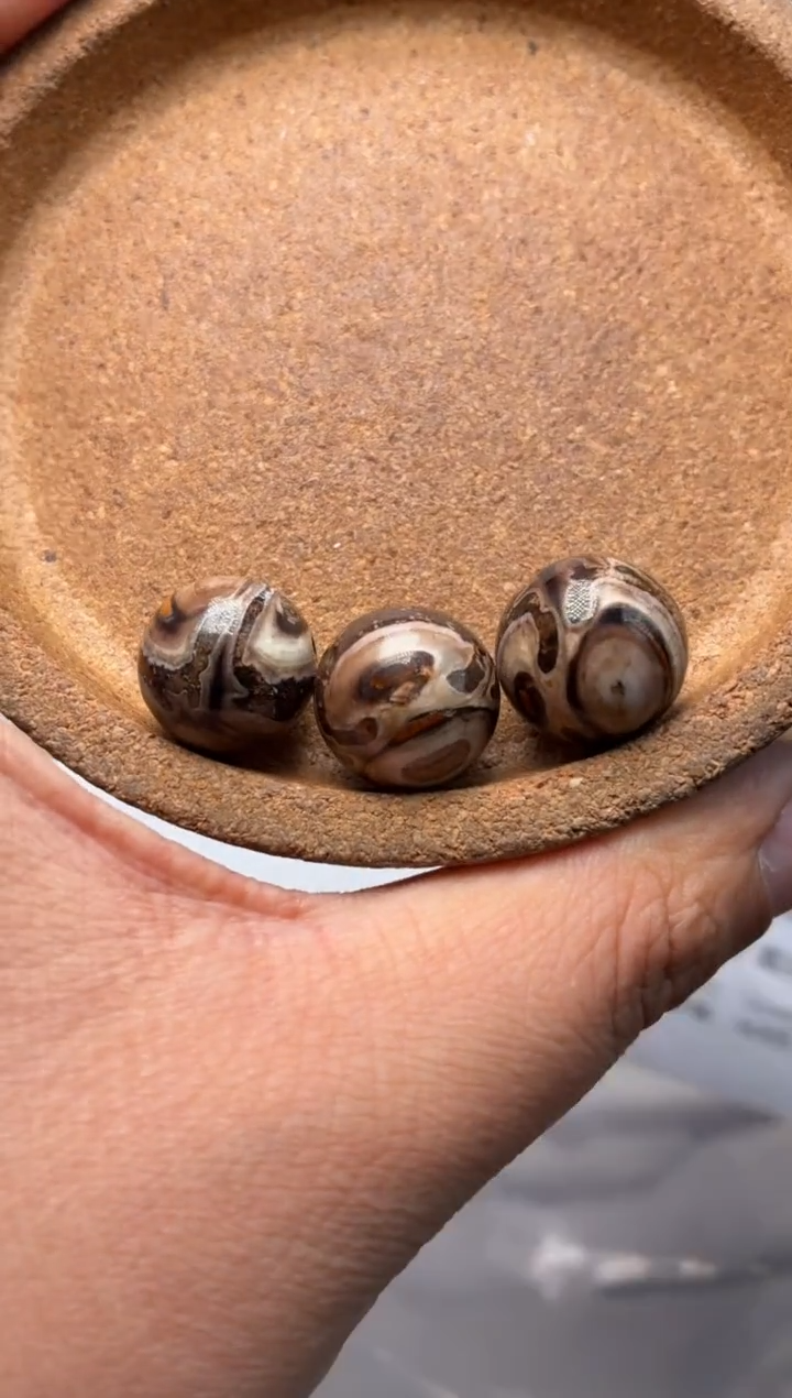 猪牙吊坠P1490-马牙圆珠单颗