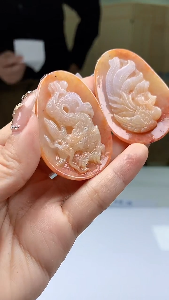 【闪购商品】定制翡翠未镶嵌4688ty-毛货挂件152