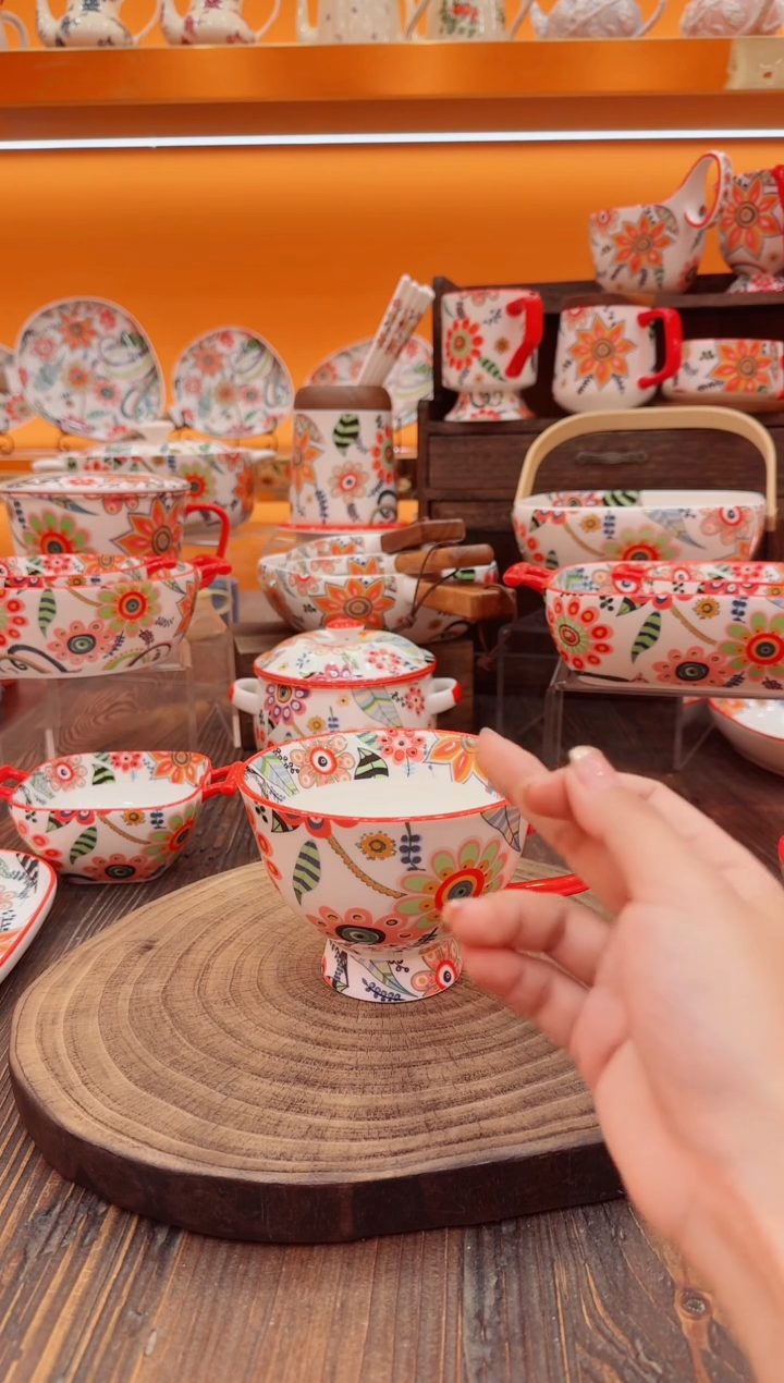 罐景德镇陶瓷餐具碗碟盘子