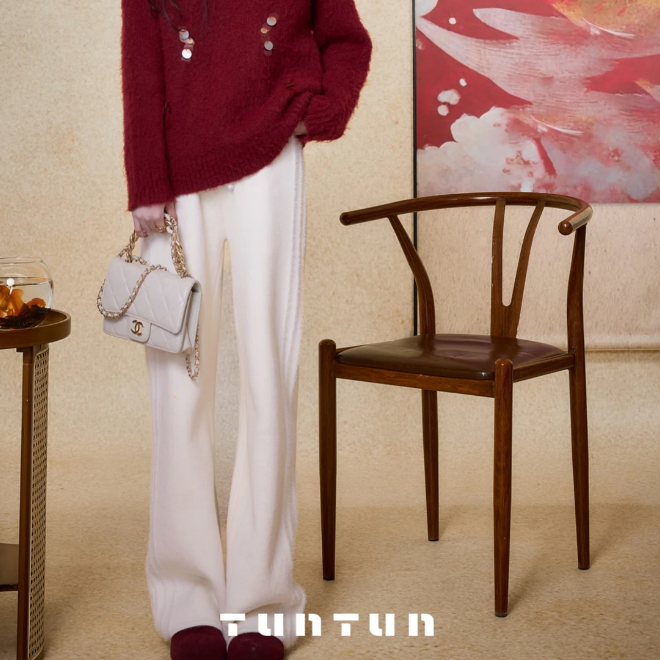 小众设计 【升温裤】温暖底牌 直筒宽松松紧腰百搭休闲针织长裤