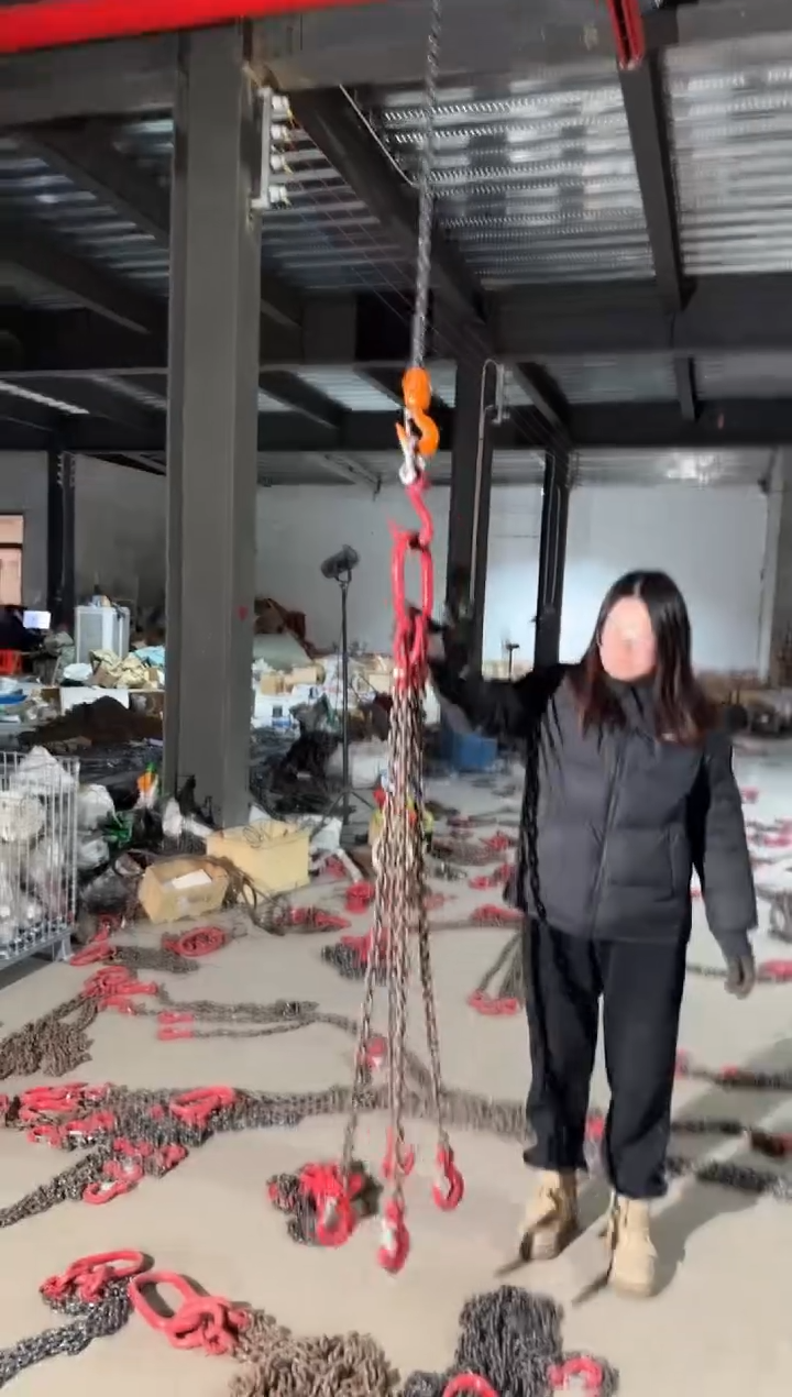 索具6吨1米四腿羊角吊钩索具一套