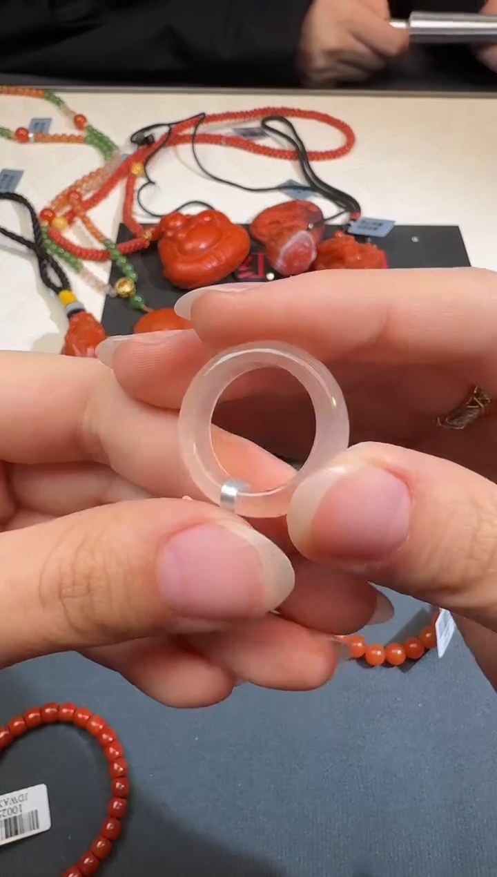 未镶嵌戒圈南红玛瑙X1227-1296-208