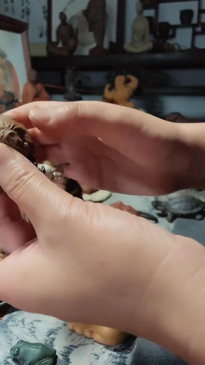 【闪购商品】紫砂茶宠紫砂茶宠把件摆件莲