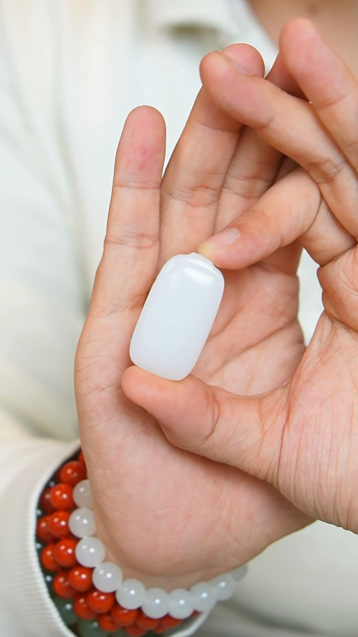 【闪购商品】和田玉颈饰未镶嵌36号-无事牌/GG/1