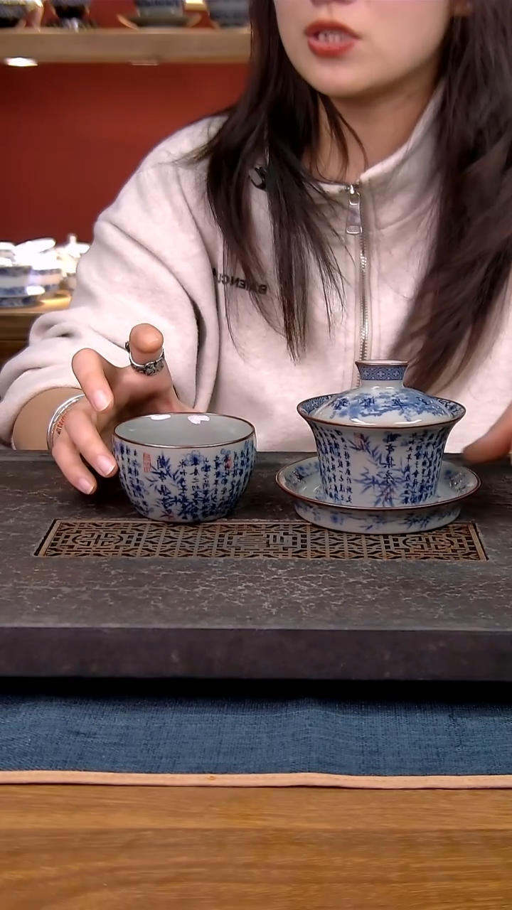 简装家用款2件套 老陶泥开片纹陶瓷茶具