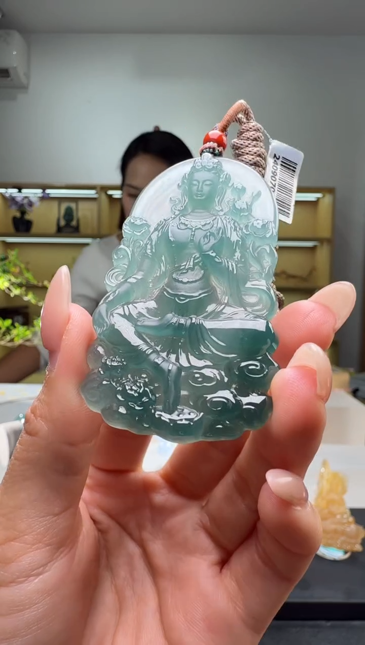 吊坠(不含链)未镶嵌翡翠度母