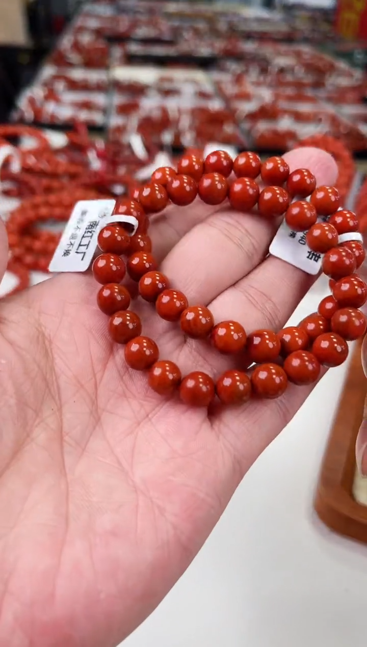 【闪购商品】南红玛瑙瓦西手串8+未镶嵌（多样式发其一）