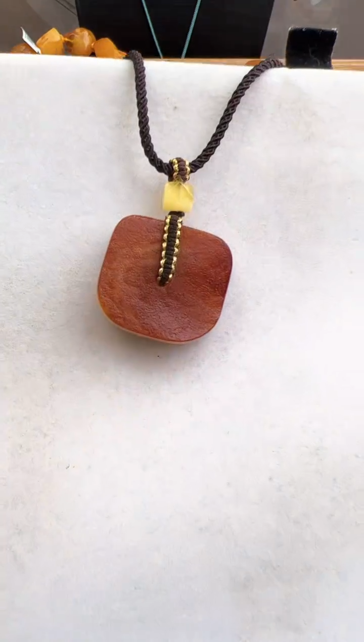 未镶嵌蜜蜡裸石10420161-吊坠