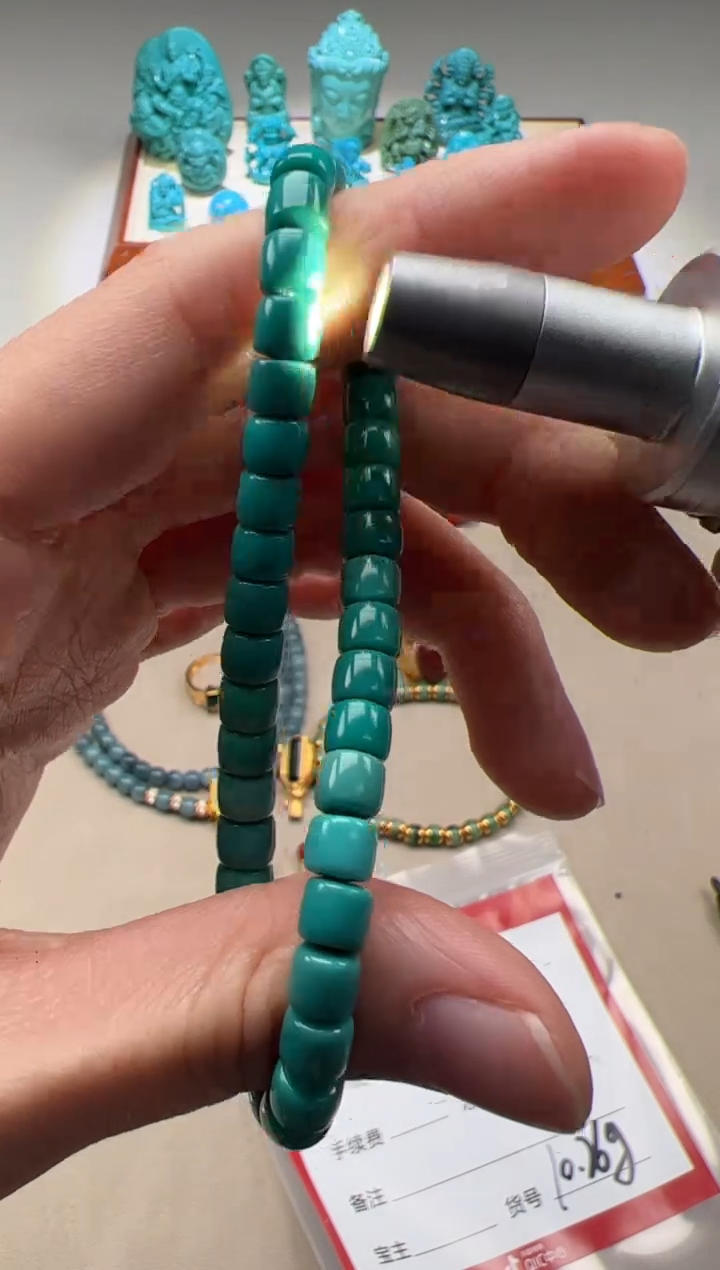 【闪购商品】绿松石手串手串未镶嵌手串手串
