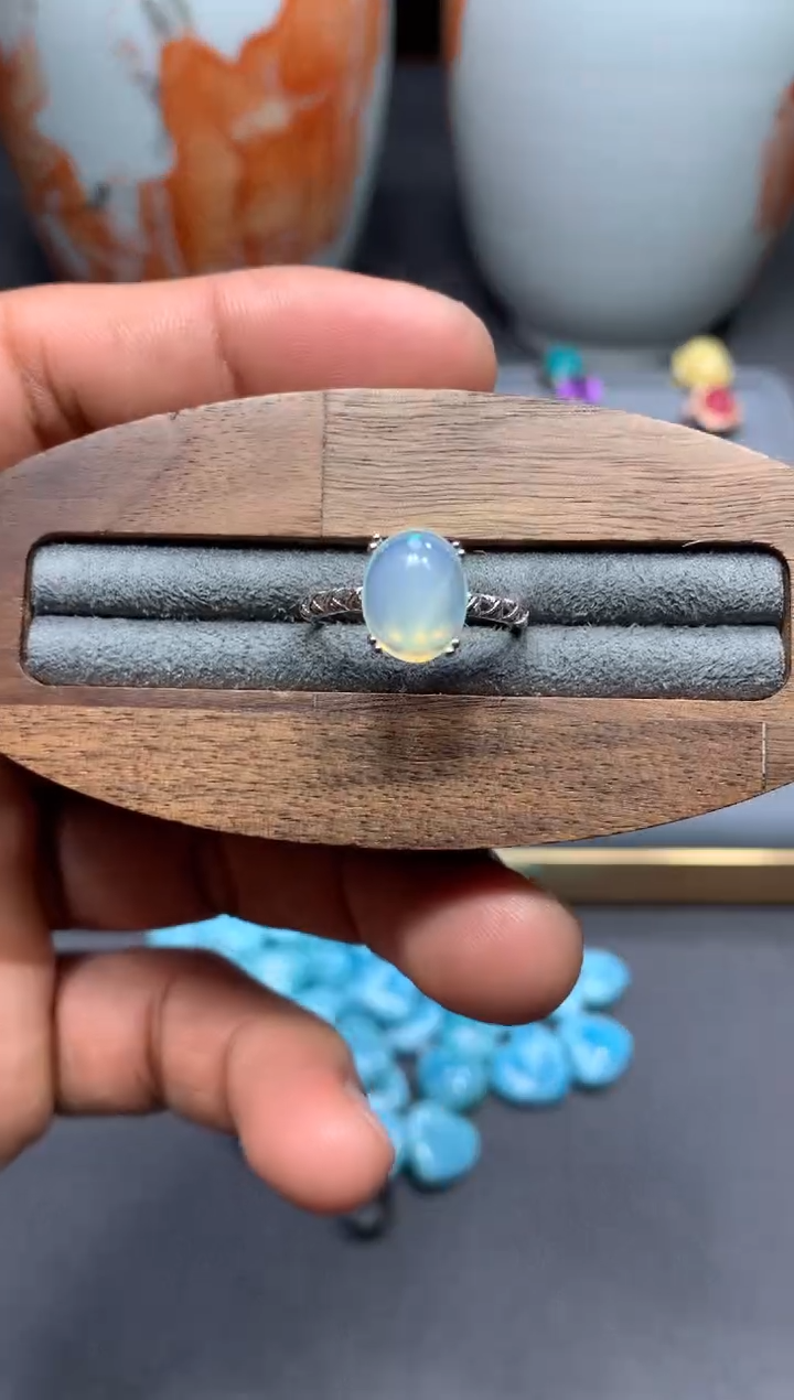 【闪购商品】欧泊戒指未镶嵌W76（随机性发货只发一单）