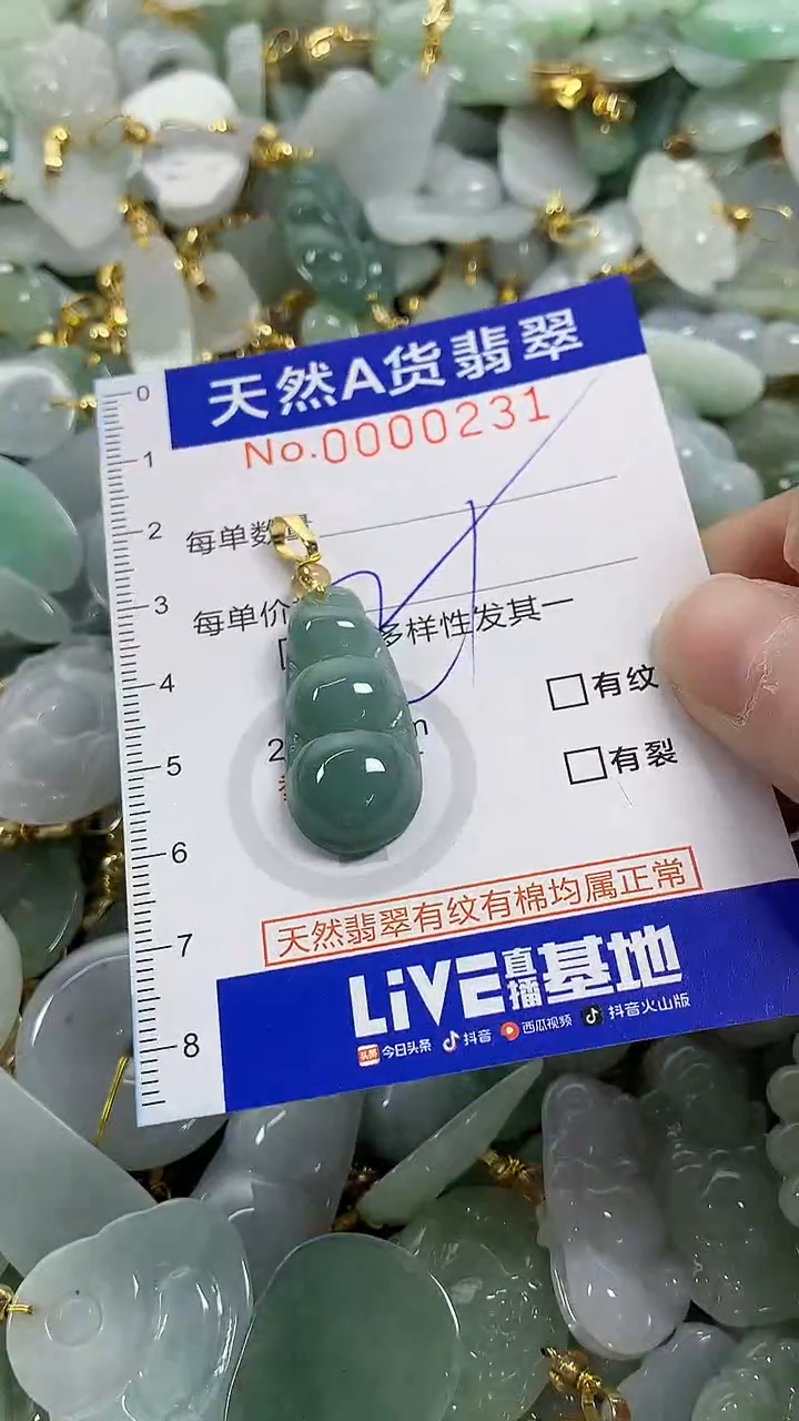 颈饰未镶嵌翡翠纯天然货a翡翠