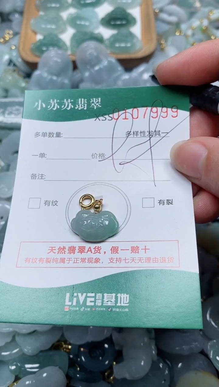 【闪购商品】翡翠颈饰未镶嵌闪购商品0107999