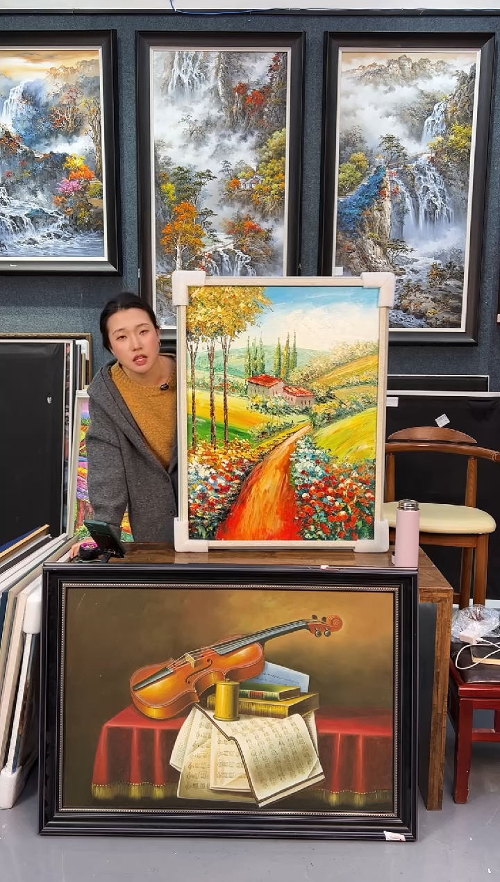 【闪购商品】油画32号 60*80 风景-手绘油画