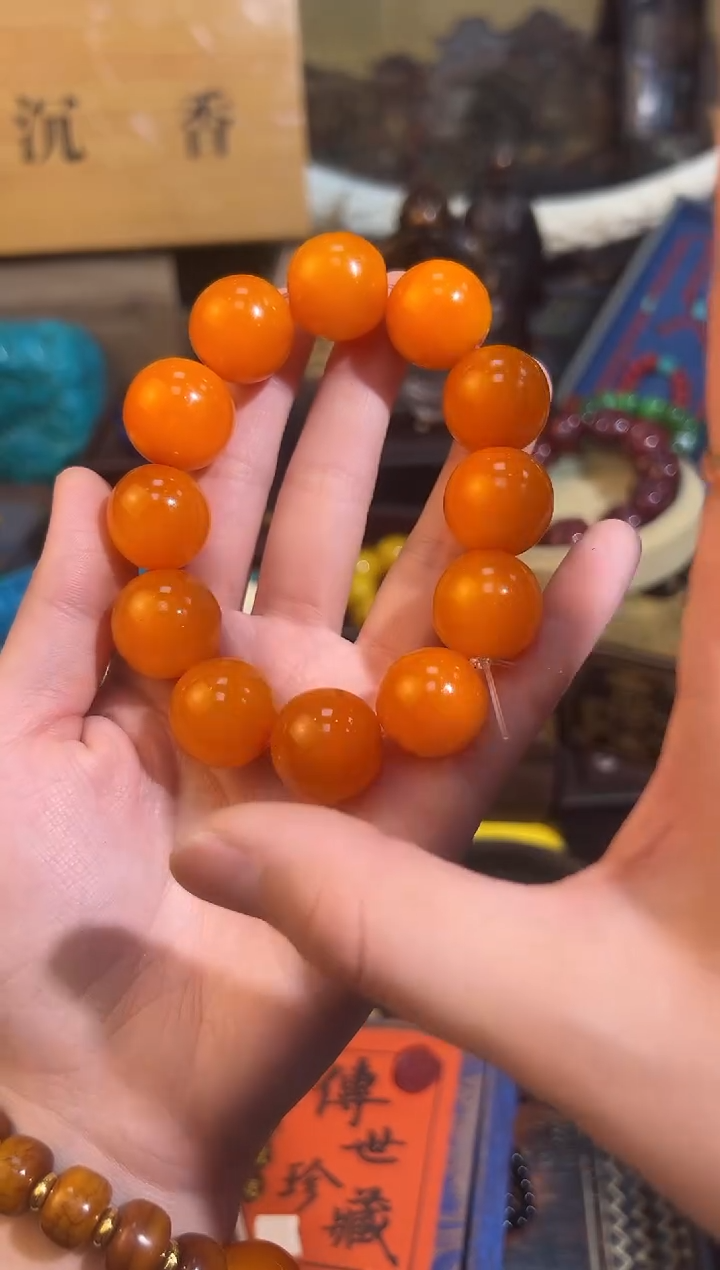 【闪购商品】蜜蜡手链未镶嵌27业业业业业业业业