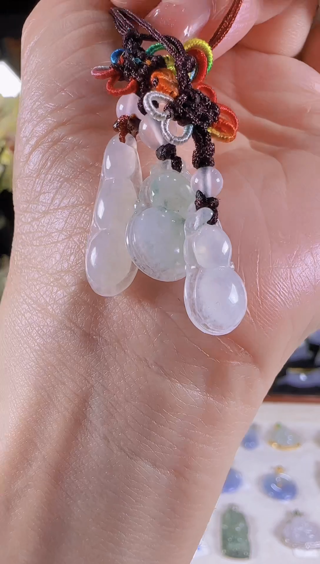 【闪购商品】翡翠吊坠(不含链)未镶嵌手机挂手机扣多样性发货