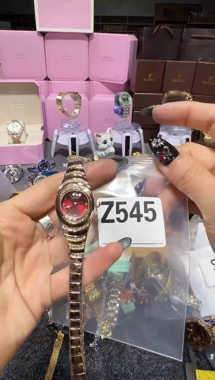 石英机芯不锈钢不锈钢直播定闪专用