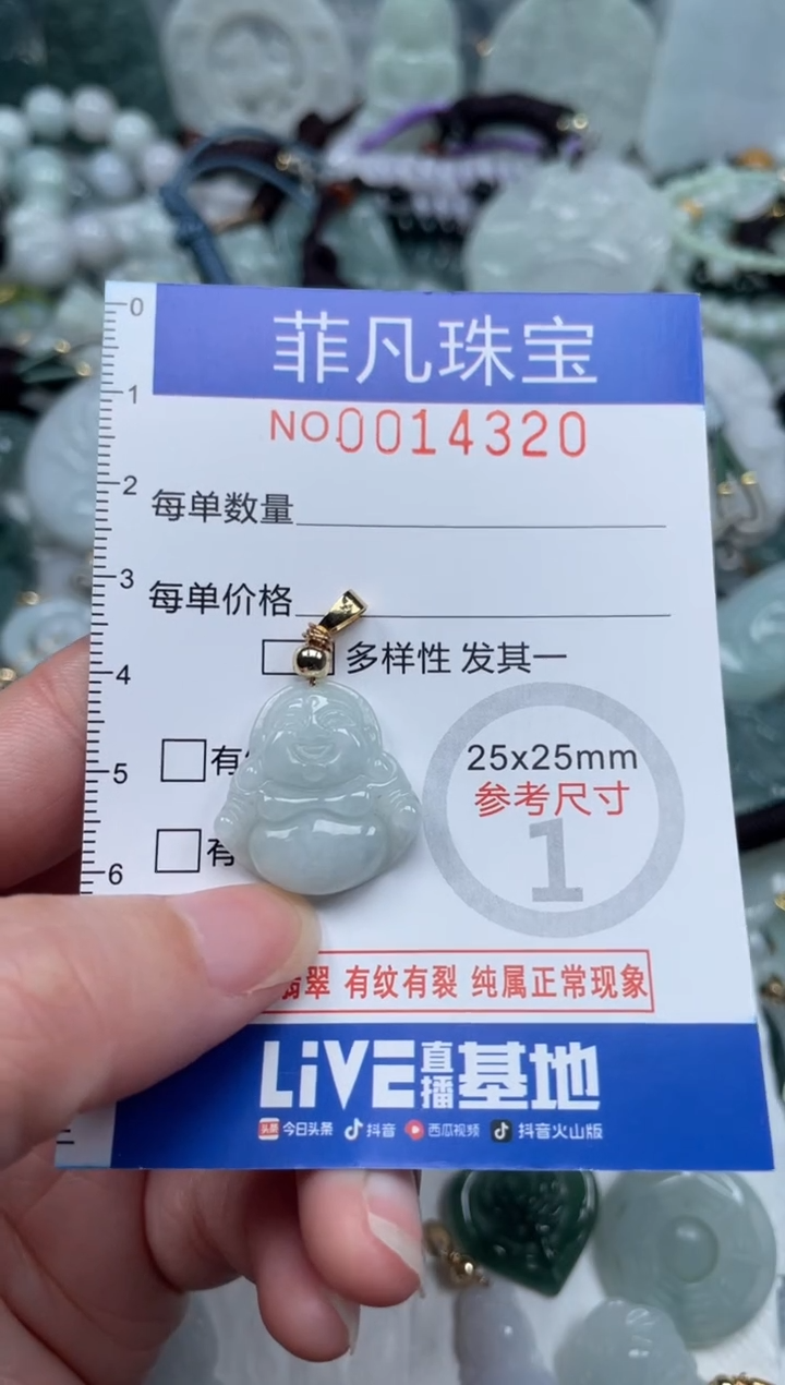 颈饰未镶嵌翡翠14320