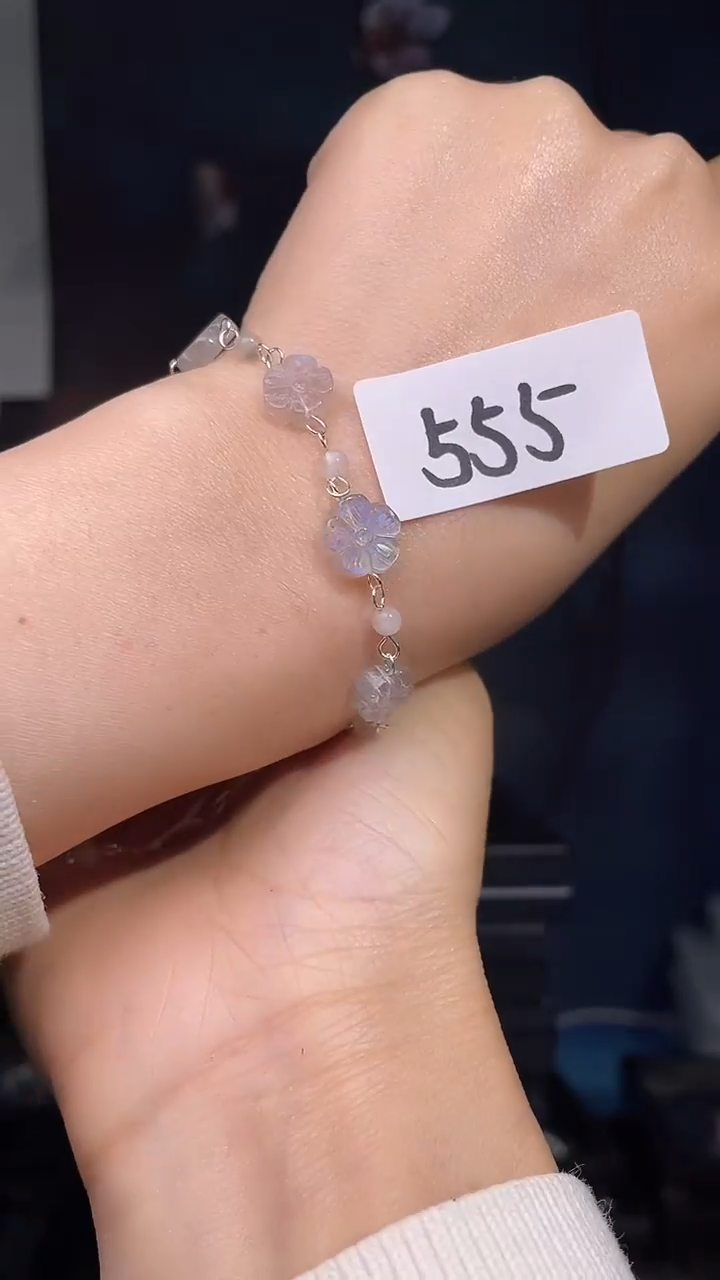 未镶嵌手链月光石喜欢拍