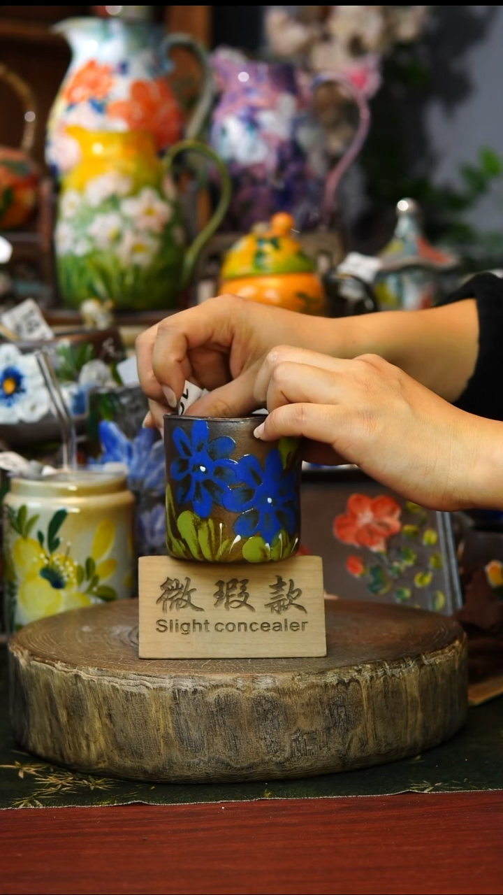 陶瓷162景德镇手工高温釉下彩