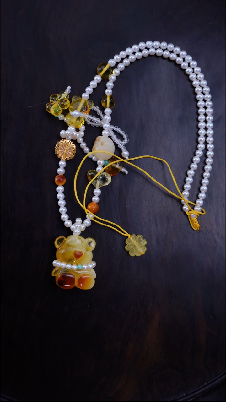 琥珀颈饰未镶嵌12.12日 7号链接