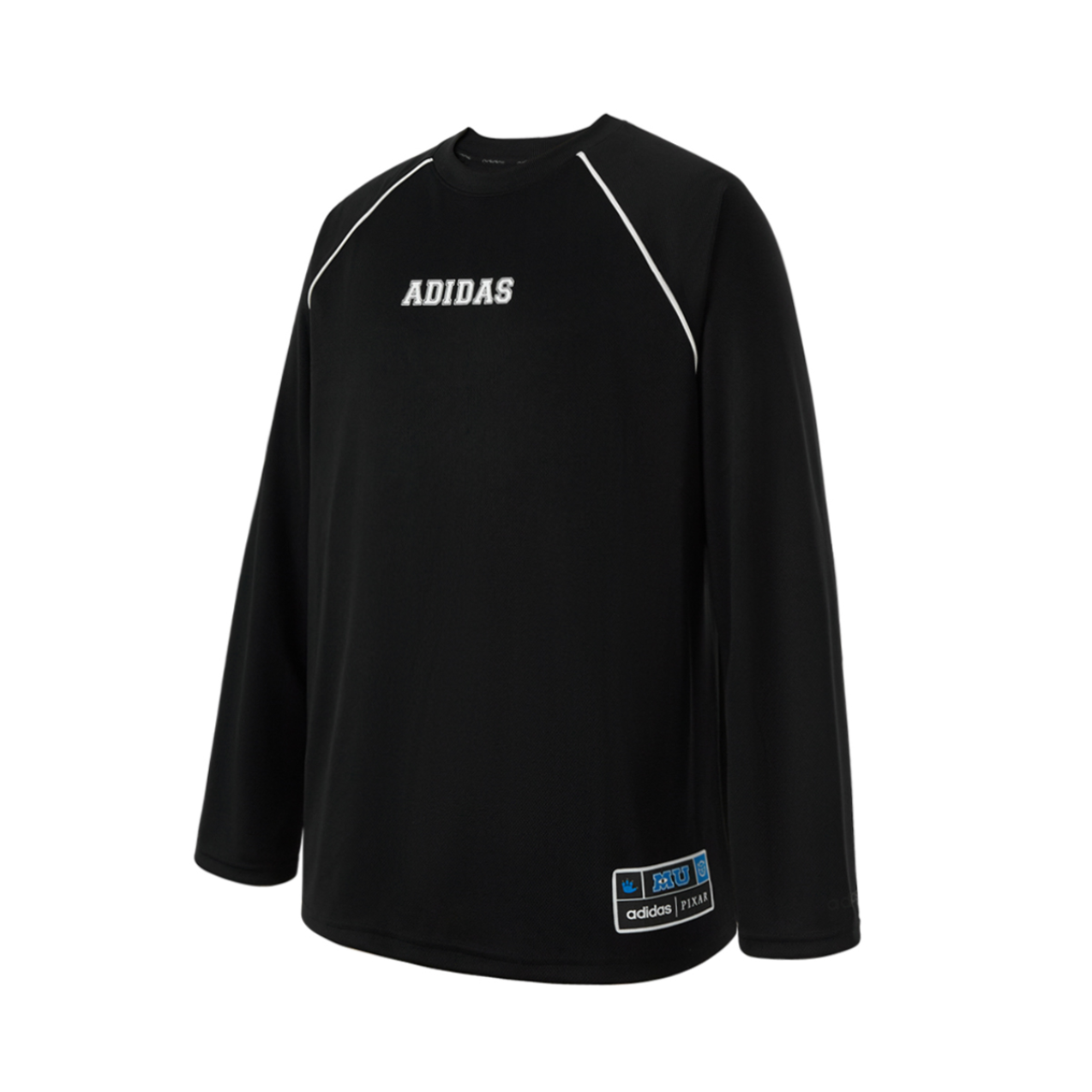 adidas阿迪达斯长袖运动T恤秋季款圆领套头男女卫衣篮球服KG7153