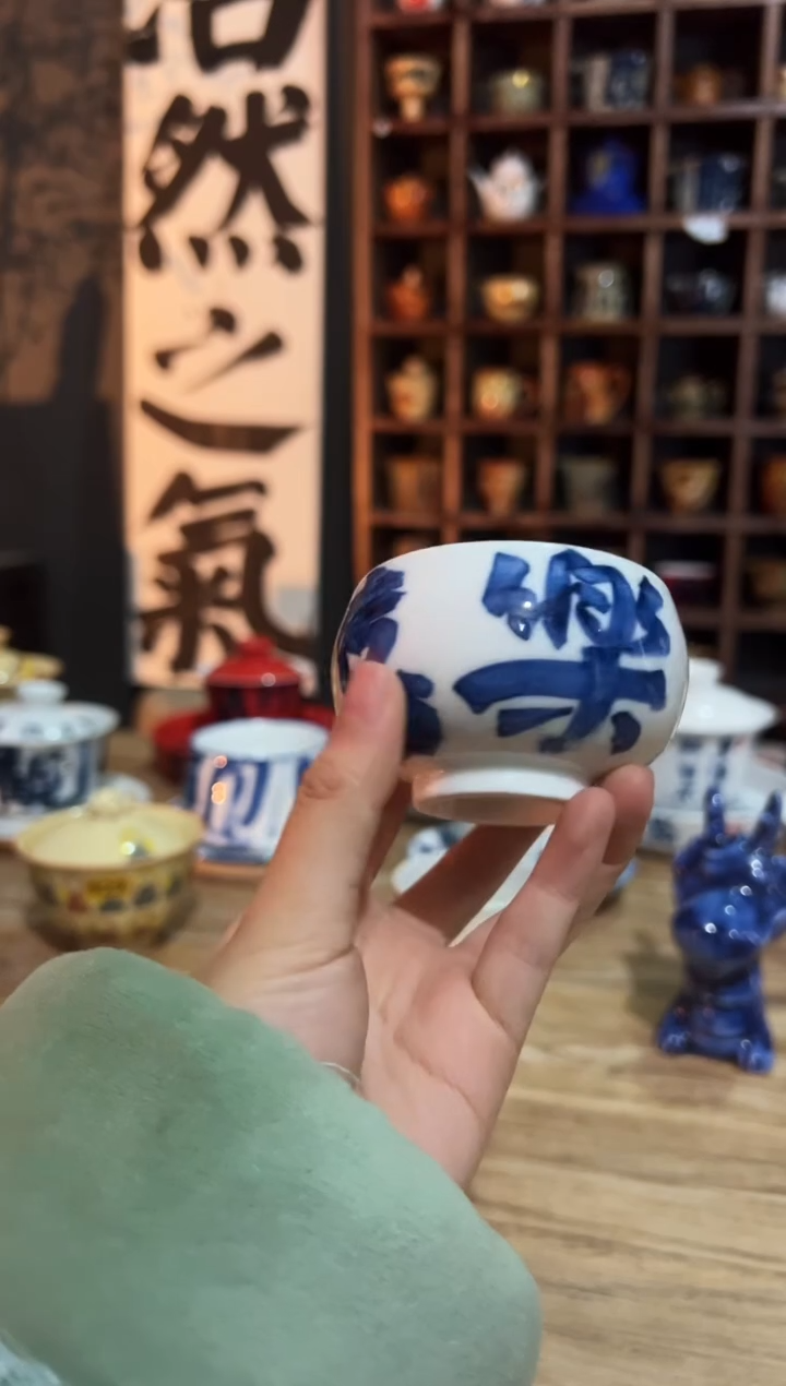 【闪购商品】观云听雨原创手绘茶具