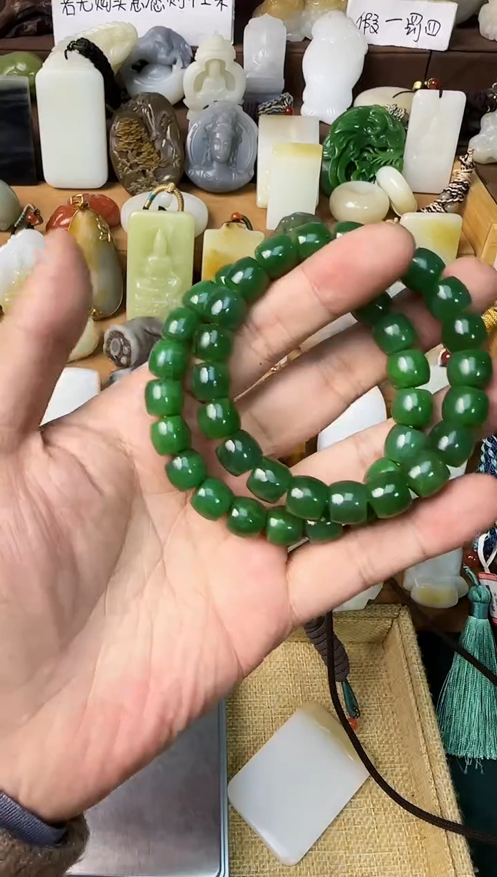 【闪购商品】和田玉颈饰未镶嵌手串多样性发一