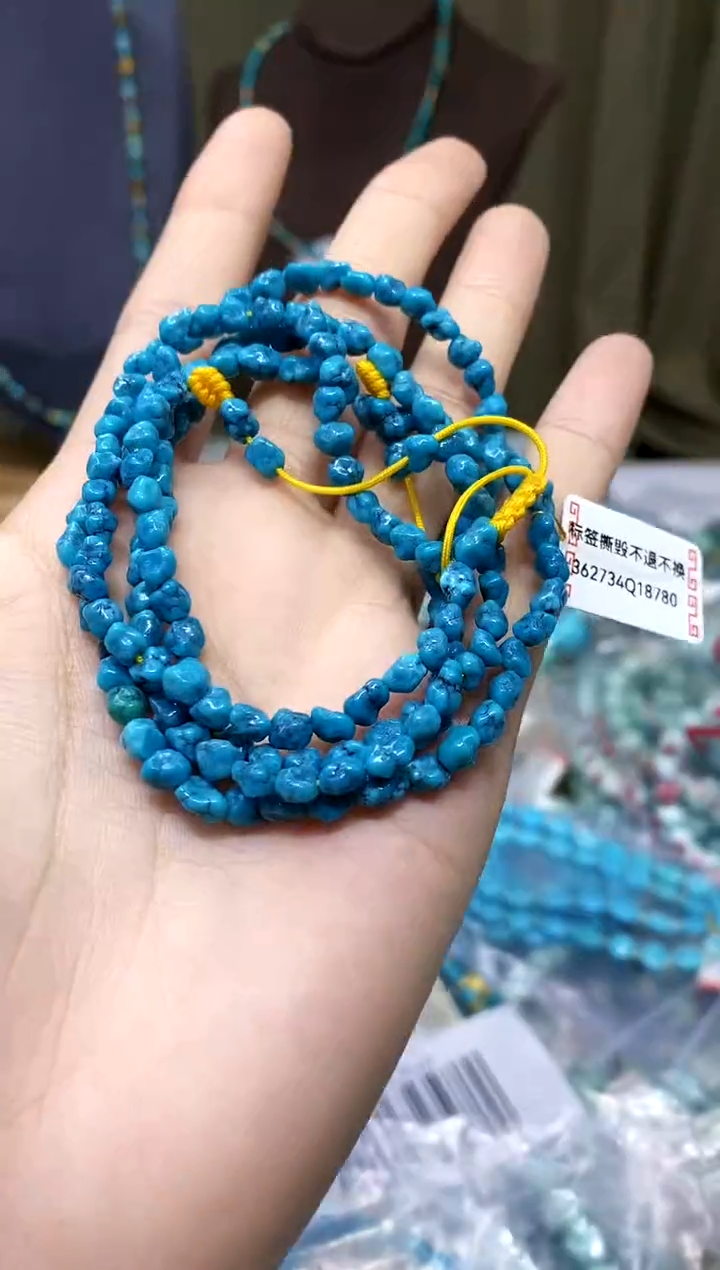【闪购商品】绿松石未镶嵌项链701