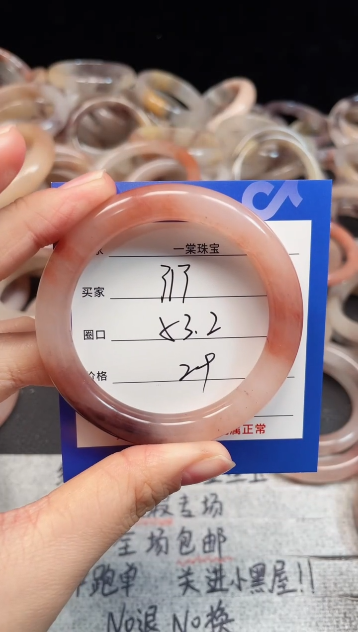 未镶嵌手镯石英质玉313