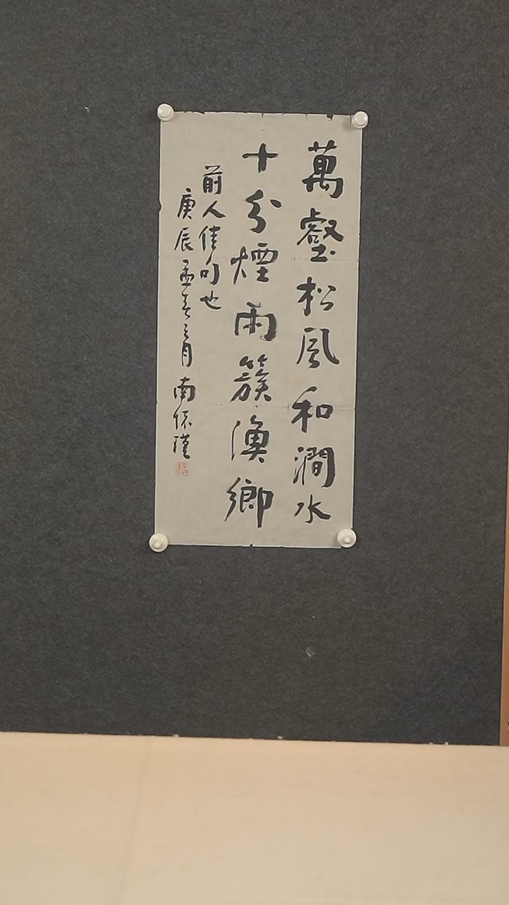 国画南老师 多字书法一尺