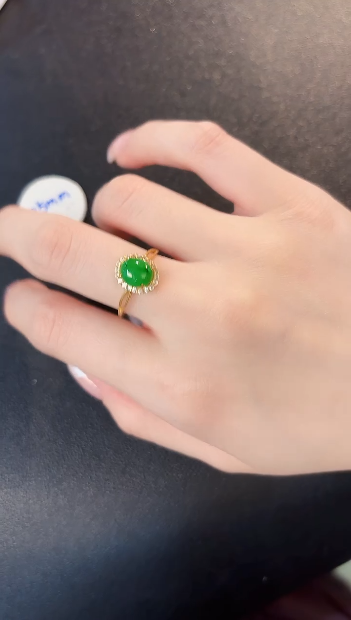 翡翠戒指未镶嵌 缅料A货/支持复检/一件