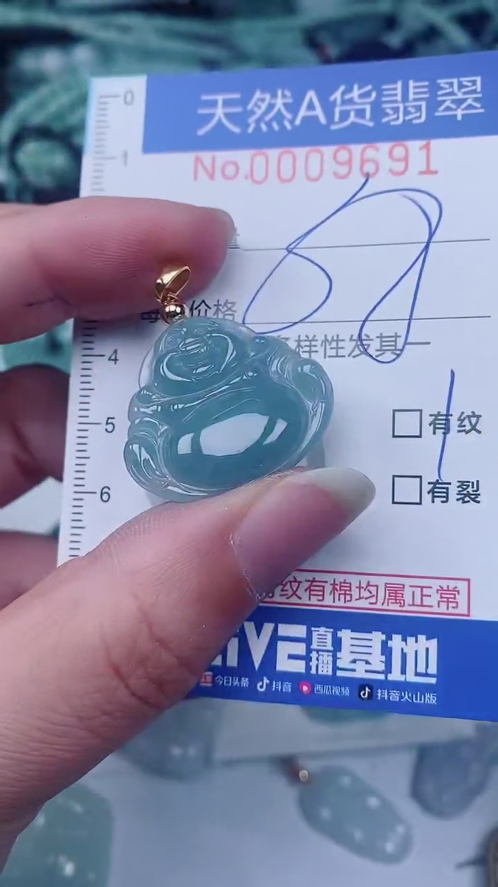 翡翠未镶嵌颈饰00009691