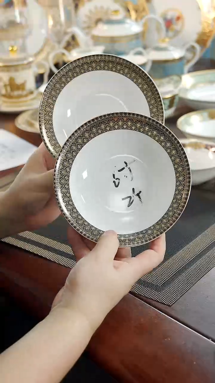 瓷片6英寸水果碗2个  福利价