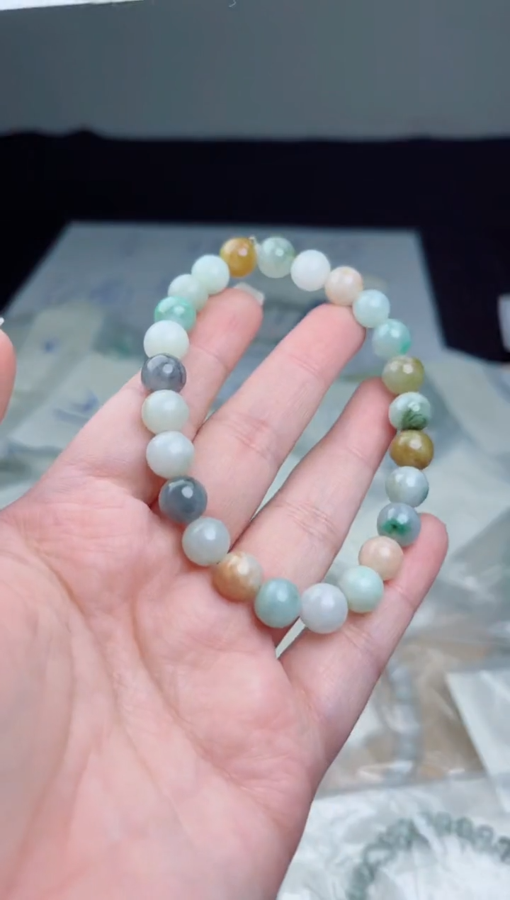 翡翠未镶嵌颈饰珠串