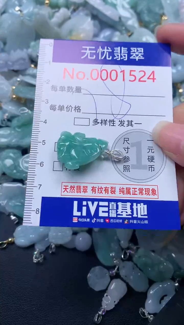 颈饰未镶嵌翡翠1524