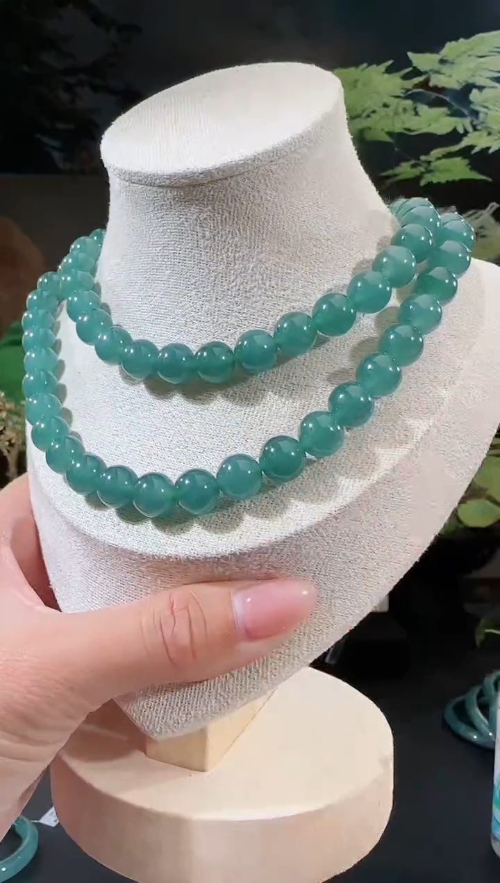 【闪购商品】翡翠项链未镶嵌长串多样性发一